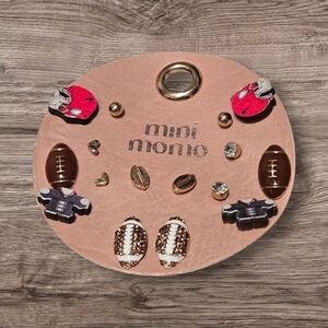 Mini Momo Football Earring Set New